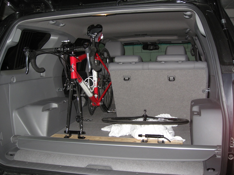 4runner interior bike rack